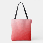 Tote Bag Monogramme à motif de maille géométrique à dégradé (Dos)
