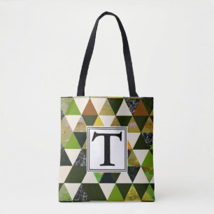 Tote Bag Monogramme Abstrait #475