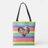 Tote Bag Monogramme Arc-en-ciel couleur (Dos)