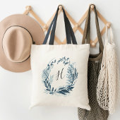 Tote Bag Monogramme azur sauvage
