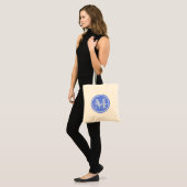 Tote Bag Monogramme bleu Prestige (Devant (modèle))