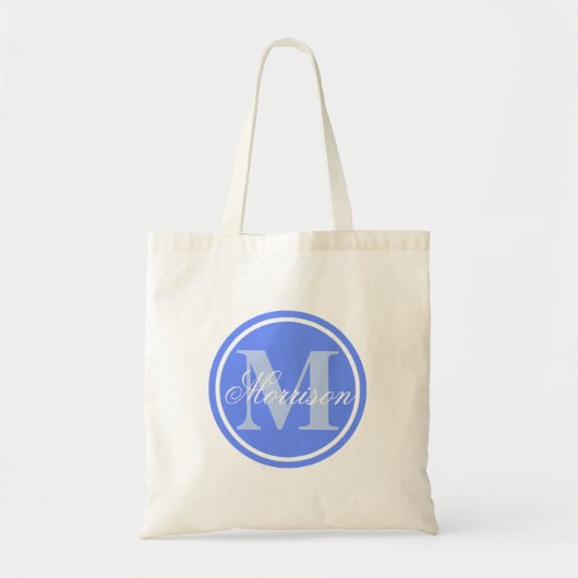 Tote Bag Monogramme bleu Prestige (Devant)