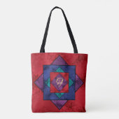 Tote Bag Monogramme Carré de surface (Dos)