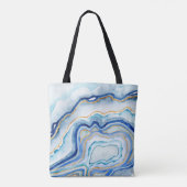 Tote Bag Monogramme | Cobalt Agate II (Dos)