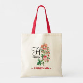 Tote Bag Monogramme Customisé Floral (Dos)
