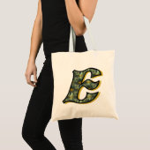 Tote Bag Monogramme Daisy Initiale E (Devant (produit))