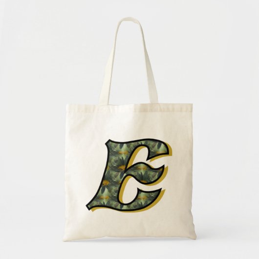 Tote Bag Monogramme Daisy Initiale E (Devant)