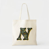 Tote Bag Monogramme Daisy Initiale N (Devant)