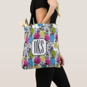 Tote Bag Monogramme d'ananas et de palmettes | d'art de (De près)