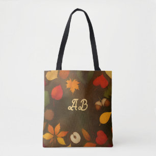Tote Bag Monogramme d'automne