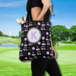TOTE BAG MONOGRAMME DE GOLFER DE LADY STYLISH PERSONNALISÉ<br><div class="desc">Fun Stylish Golf Design et Custom Monogram Fourre-tout pour aider à poursuivre votre jeu hors du parcours — ou l'apporter avec vous au jeu. Personnalisé avec un monogramme / initial — idéal pour vous-même ou comme cadeau. Si vous avez des questions de design, envoyez un conversation et nous serons ravis...</div>