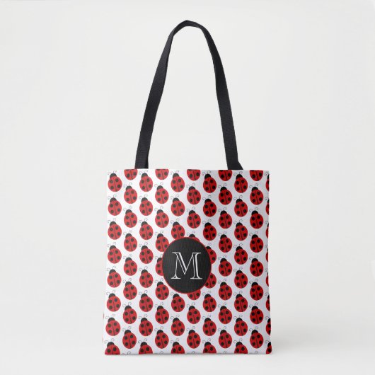 Tote Bag Monogramme de Ladybug Fourre-tout (Devant)