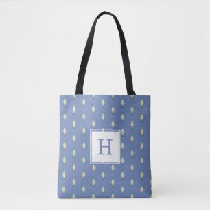 Tote Bag Monogramme de pingouin personnalisé