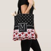 Tote Bag Monogramme de Pote Pote Ladybugs (De près)