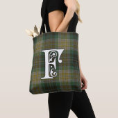 Tote Bag Monogramme de tartan de clan de Fitzpatrick (De près)