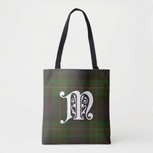 Tote Bag Monogramme de tartan de clan de MacDonell