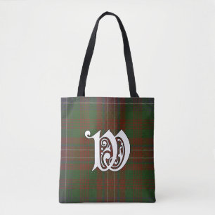 Tote Bag Monogramme de tartan de clan de Wilson