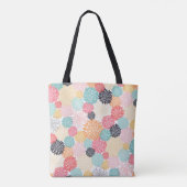 Tote Bag Monogramme d'éclatement floral (Dos)