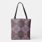 Tote Bag Monogramme d'élégance coloré (Dos)
