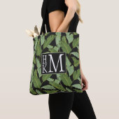 Tote Bag Monogramme des palmettes | (De près)
