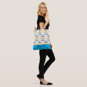 Tote Bag Monogramme d'infirmière coloré (Sur le modèle)