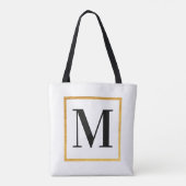 Tote Bag Monogramme d'or (Dos)