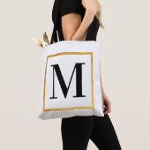 Tote Bag Monogramme d'or (De près)