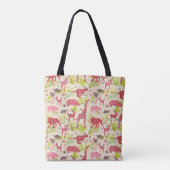 Tote Bag Monogramme du paradis | de jungle (Dos)