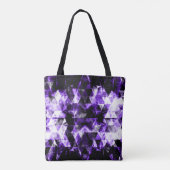 Tote Bag Monogramme électrisant violet brillant (Dos)