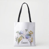 Tote Bag Monogramme Emma Floral (Devant)