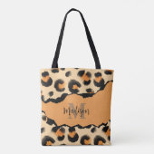 Tote Bag Monogramme Empreinte de léopard mou (Dos)