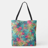 Tote Bag Monogramme Feuille tropical (Dos)