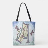 Tote Bag Monogramme floral A (Dos)
