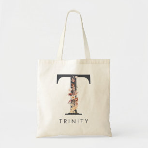 Tote Bag Monogramme Floral Bohème T