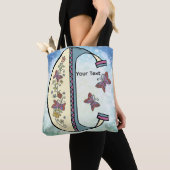 Tote Bag Monogramme floral C (De près)