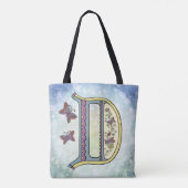 Tote Bag Monogramme floral D (Dos)
