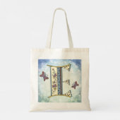 Tote Bag Monogramme floral E (Dos)