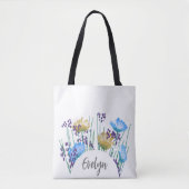 Tote Bag Monogramme Floral Evelyn (Devant)