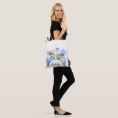 Tote Bag Monogramme Floral Evelyn (Sur le modèle)