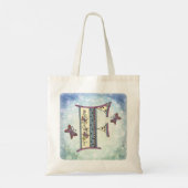 Tote Bag Monogramme floral F (Dos)