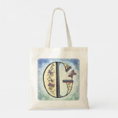 Tote Bag Monogramme floral G (Dos)