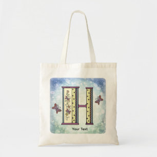 Tote Bag Monogramme floral H