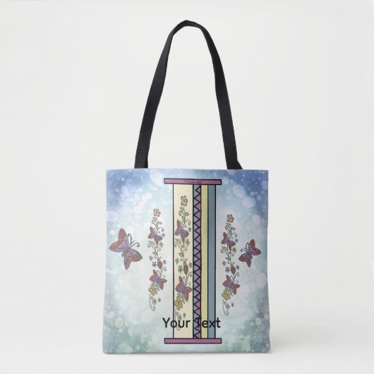 Tote Bag Monogramme floral I (Devant)