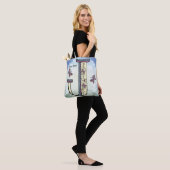 Tote Bag Monogramme floral J (Sur le modèle)