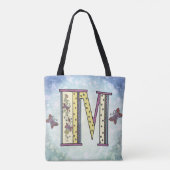 Tote Bag Monogramme floral M (Dos)