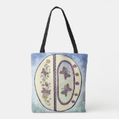 Tote Bag Monogramme floral O (Dos)
