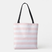 Tote Bag Monogramme floral paradis et rayures (Dos)