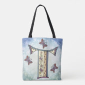 Tote Bag Monogramme floral T (Dos)