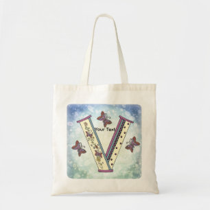 Tote Bag Monogramme floral V