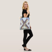 Tote Bag Monogramme floral X (Sur le modèle)